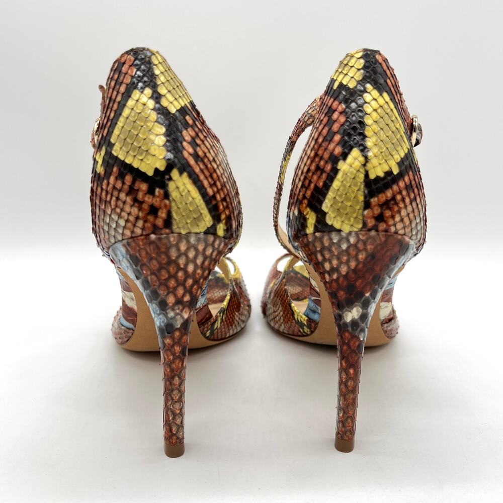 Alexandre Birman Python Leather Rainbow Heel Wome… - image 4